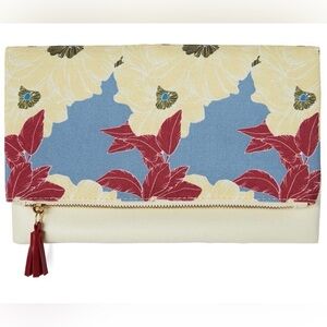 NWOT Rachel Pally Reversible Floral Clutch Gorgeous!!!